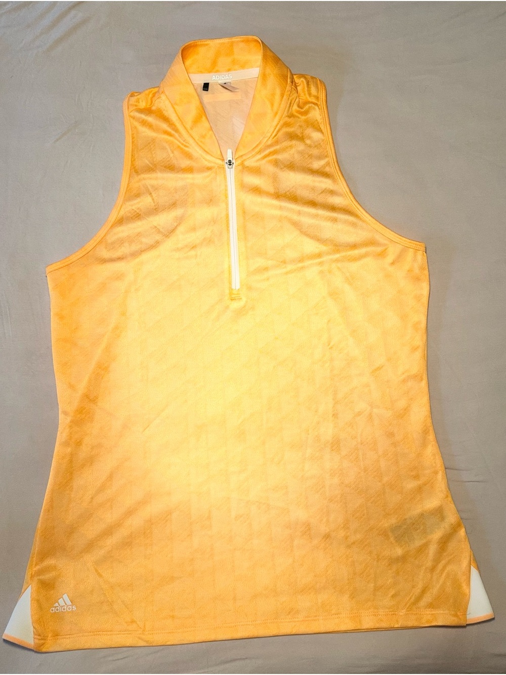 Adidas 🍊Summer HEAT.RDY Sleeveless Golf Racerback Tank Top Bright Orange